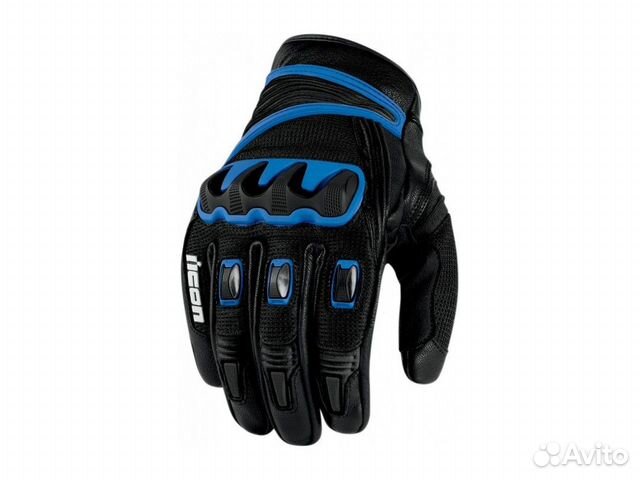 Перчатки icon compound short blue