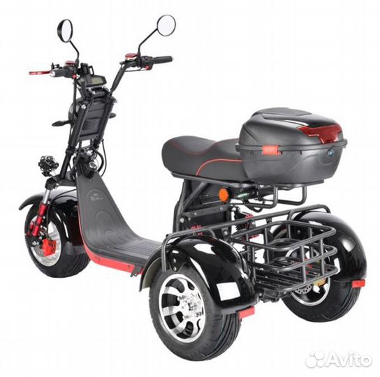 Электротрицикл white siberia PRO trike 3000W