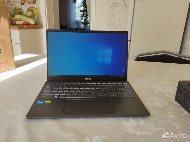 Новый MSI prestige 14 A12SC-246RU gtx1650