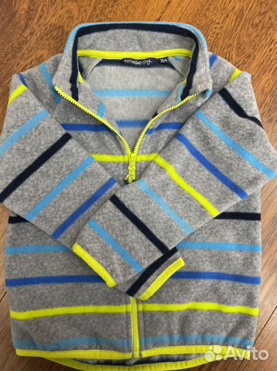 Флисовая кофта для мальчика 98 104
