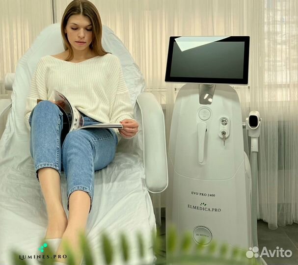 Диодный лазер для эпиляции Lumines. Эво-Про 2400вт