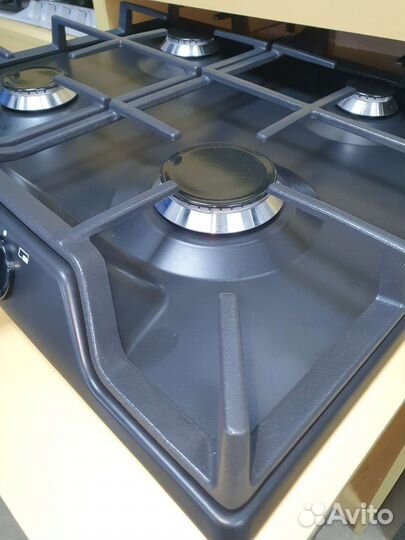 Варочная газовая поверхность Гефест черная