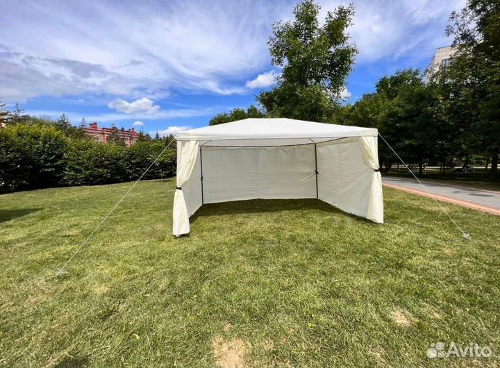 Аренда белого шатра 4000х3000х2500