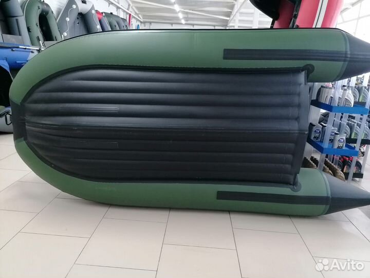 Лодка пвх Triton Air 330 зелено-черная