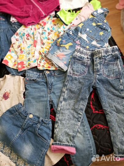 Мешок вещей на девочку 98-104 р