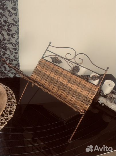 Подставка, дровница каминная ковка