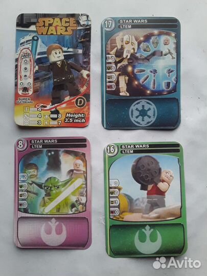 Star wars карточки коллекционные lego play wars