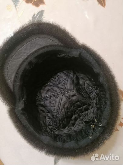 Меховая мужская кепка