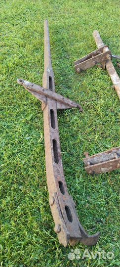 Ось для конной телеги, копанина