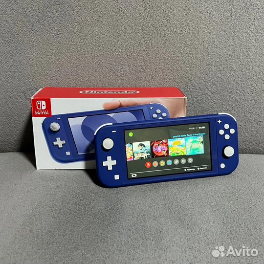 Nintendo Switch Lite Чип + 128Gb + Игры