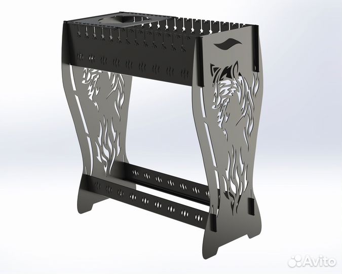 Мангалы стационарные дизайнерские разборные