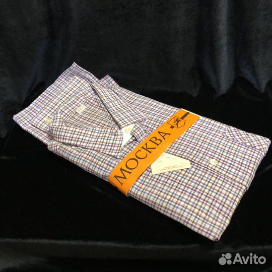 Винтажная мужская рубашка