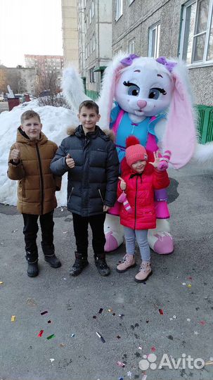 Ростовая кукла заяц аниматор