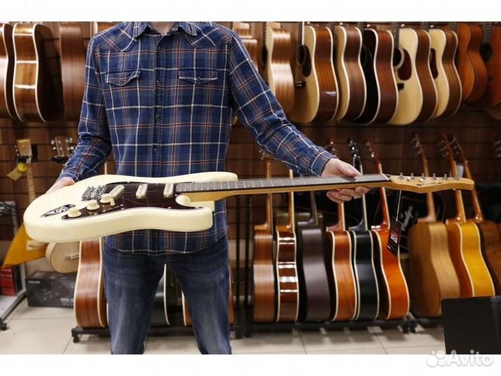 Prodipe jmfst80ravw Электрогитара, белая