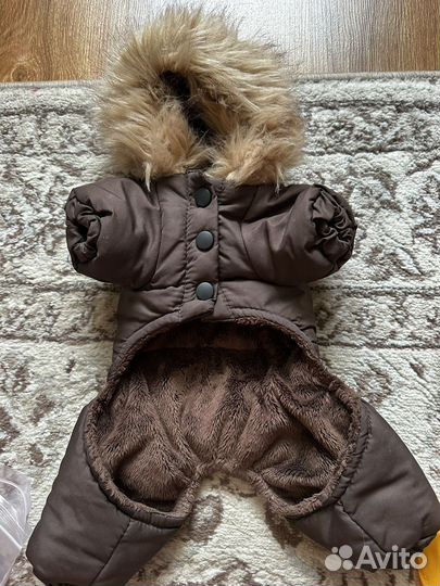 Пуховик для собак мелких пород