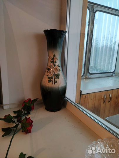 Ваза напольная керамическая