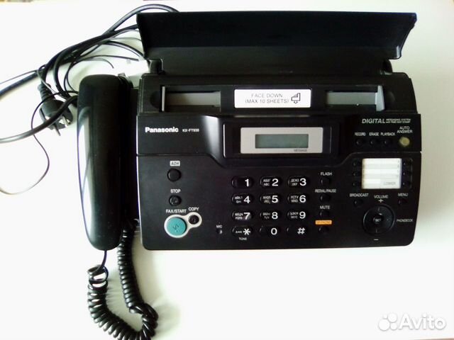 Телефон-факс Panasonic KX-FT 938 объявление продам