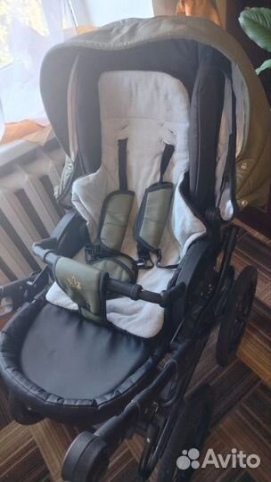 Коляска 2 в 1 эко кожа