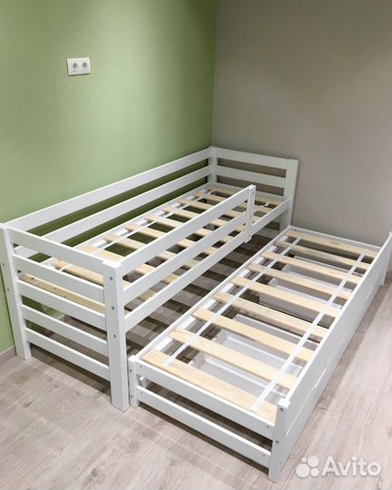 Двухъярусная выдвижная кровать