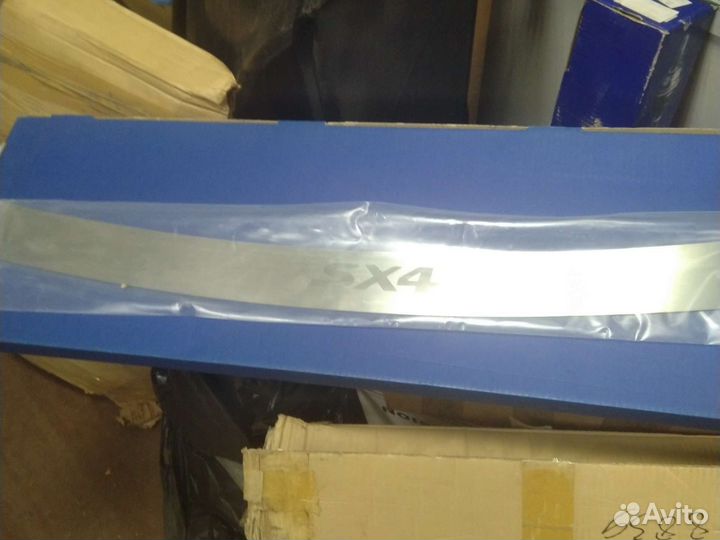 Suzuki SX4 2016+ накладка заднего бампера