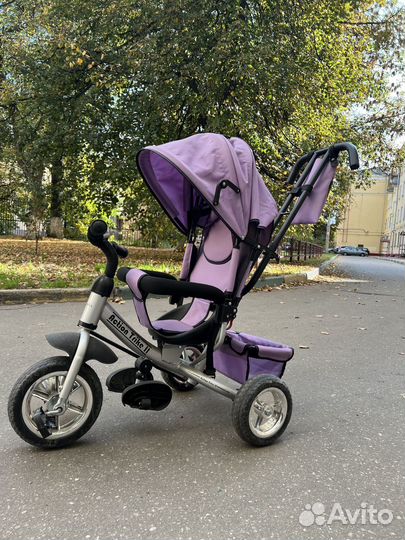 Детский велосипед-коляска 3в1