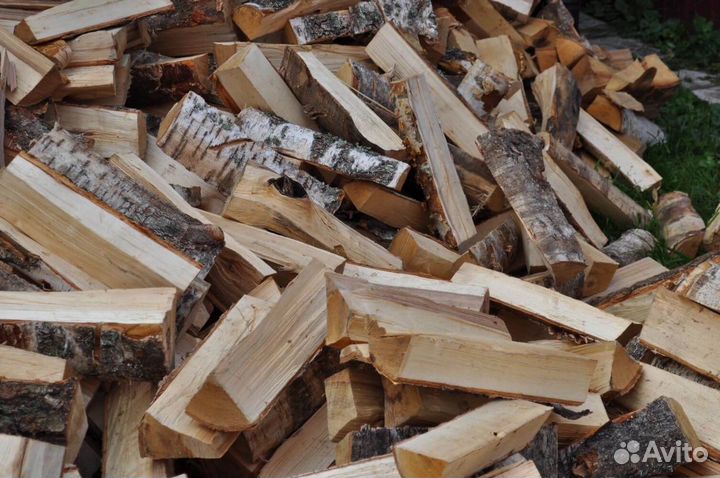 Дрова березовые колотые.Доставка