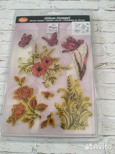 Штампы силиконовые Viva Decor. Новые