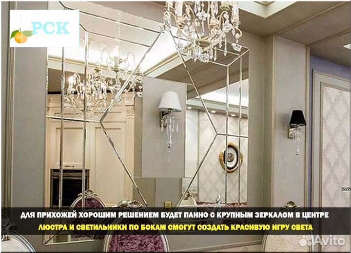 Зеркало панно