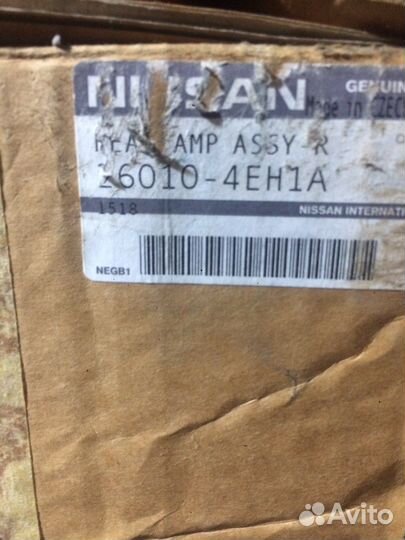 Оригинальная передняя правая фара nissan qashqai