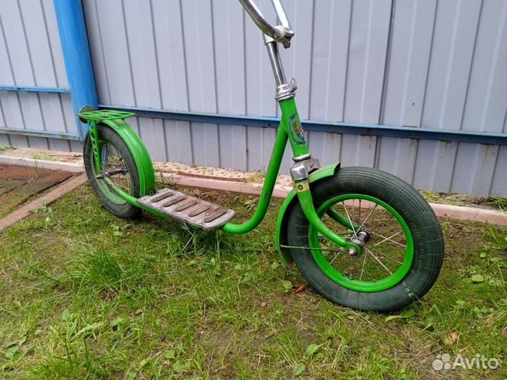Самокат с большими колесами