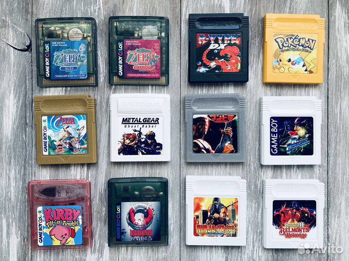 Игры Game Boy Color (GB, GBC)
