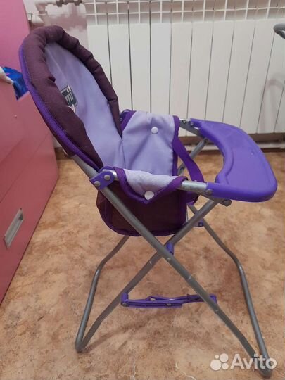 Стульчик для кормления игрушечный