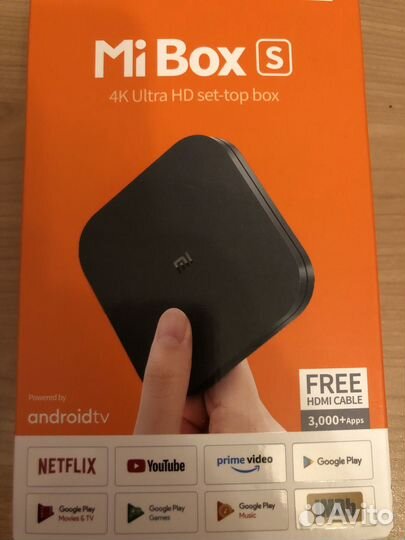 Smart tv приставка xiaomi mi box S EU (MDZ-22-AB)