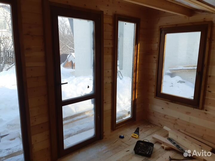 Пластиковые окна и деревянные евроокна бу