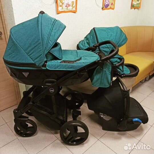 Премиум коляска Junama Diamond 3 в 1. Бриллиант