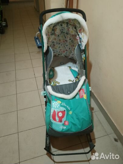 Санки коляска ника