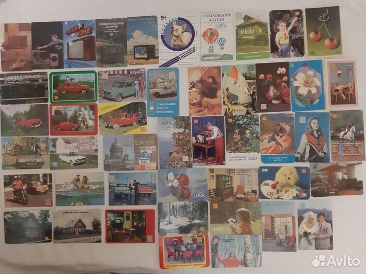 Карманные календарики СССР и после