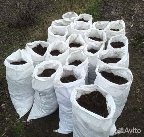 Навоз перегной в мешках