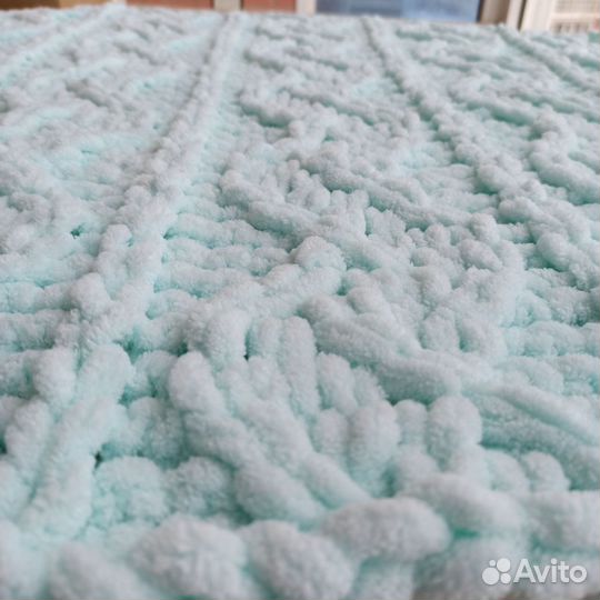 Плед детский вязаный ручная работа