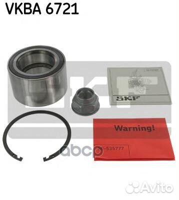 Подшипник ступичный vkba6721 Skf