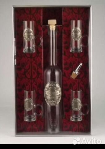 Набор для водки (6 предметов) из олова Artina