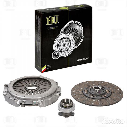 Сцеплление MAN TGA 00- 430мм ZF Ecosplit-3 с мех.м