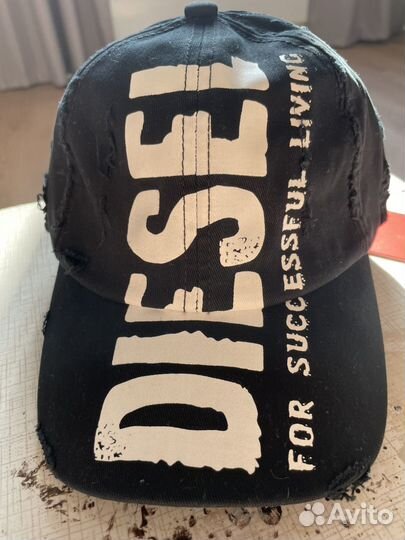 Кепка бейсболка diesel черная