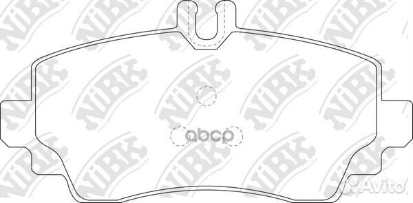 Колодки тормозные дисковые перед PN0124 PN0