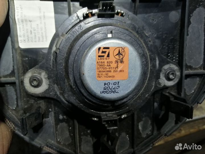 Накладка центральный динамик торпедо Mercedes W164