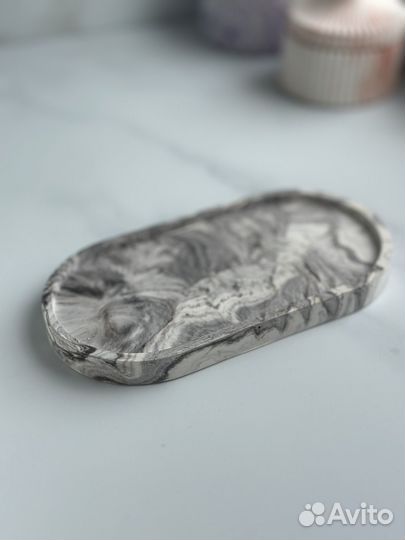 Подставка из гипса для украшений свечей