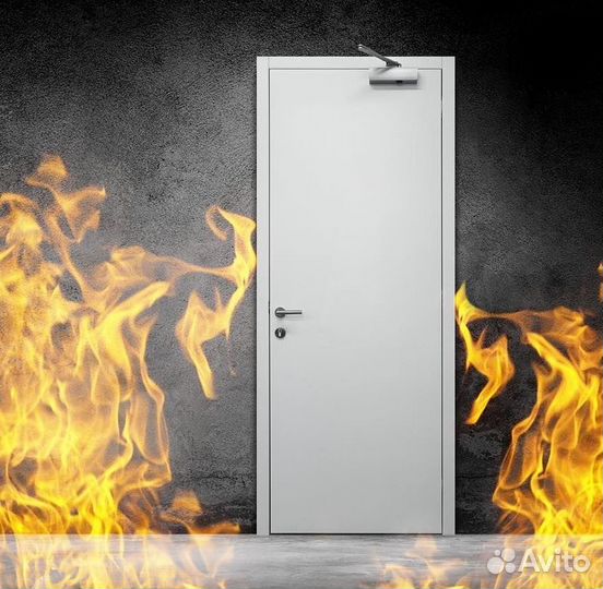 Двери противопожарные деревянные, производство