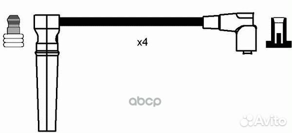Провода в/в chevrolet aveo/rezzo/daewoo nexia 1