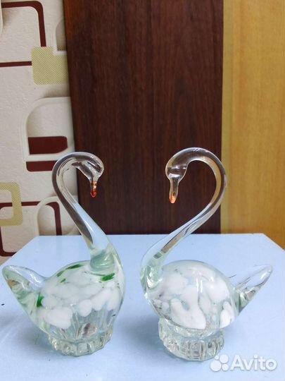 Фигурки СССР цветное стекло