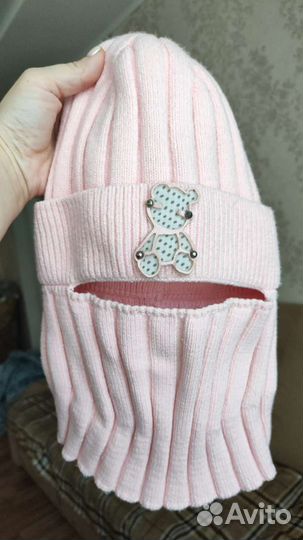 Шапка зимняя для девочки 52 54